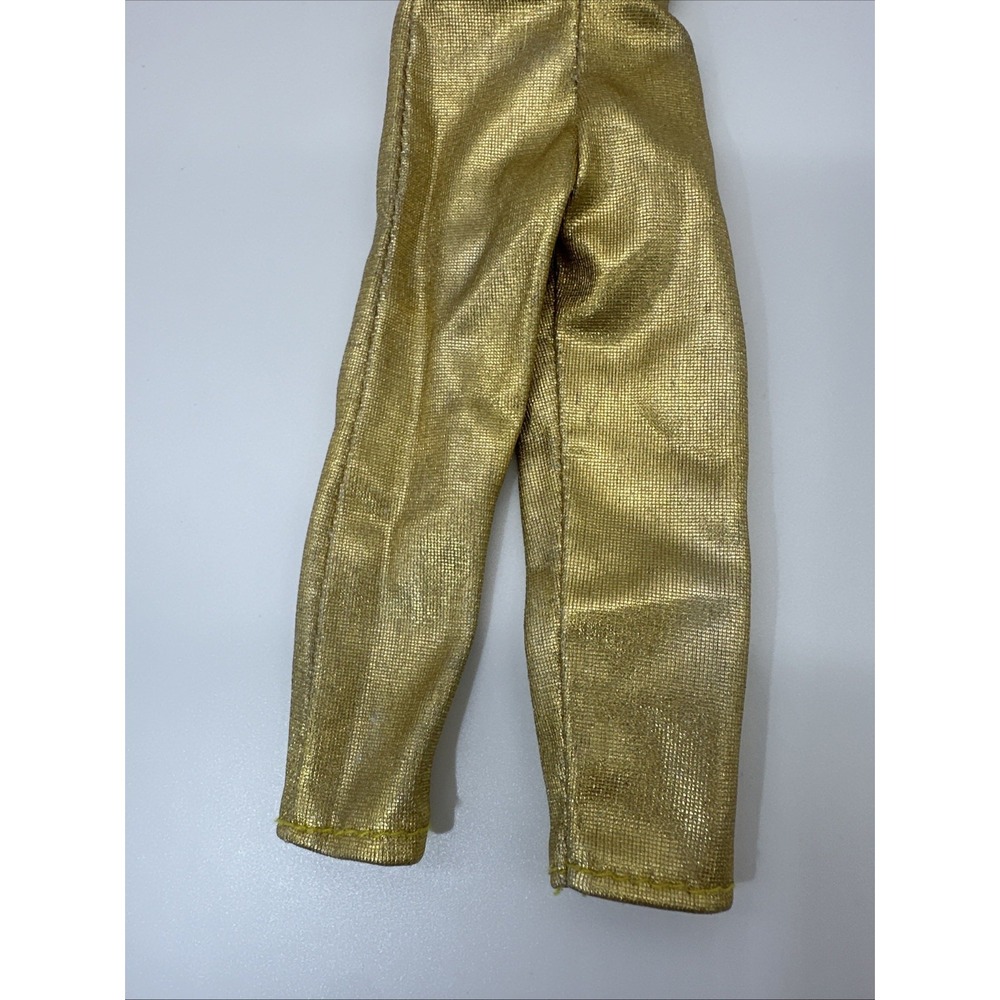 Vintage Jem and the Holograms Music Is Magic Gold Strapless Jumpsuit Outfit - Picture 11 of 15
